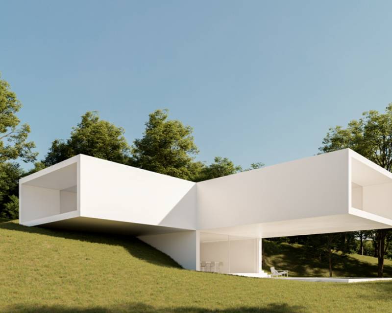 En venta Villa independiente contemporánea de nueva construcción, Dénia, Alicante, Comunidad Valenciana, España
